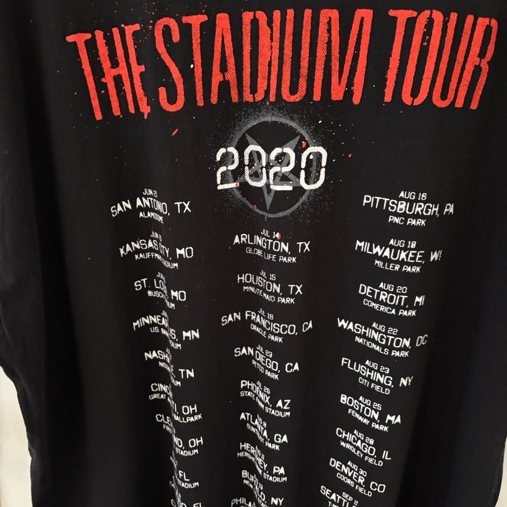Motley Crue The Stadium Tour 2020. Size 3XL. - Picture 5 of 9